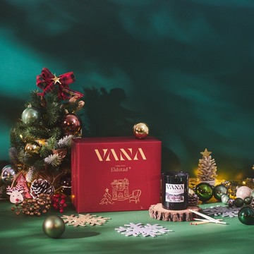 聖誕限定香氛蠟燭禮盒 - 香氛蠟燭+瑞典火柴盒 共2款