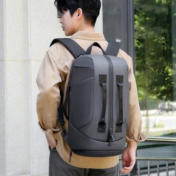 新款男士雙肩包大容量商務旅行電腦包出差休閑運動健身包