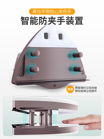 擦窗器 擦玻璃神器家用雙面擦雙層擦窗戶刮水器家政保潔專用工具搽洗刷抹【MJ15715】