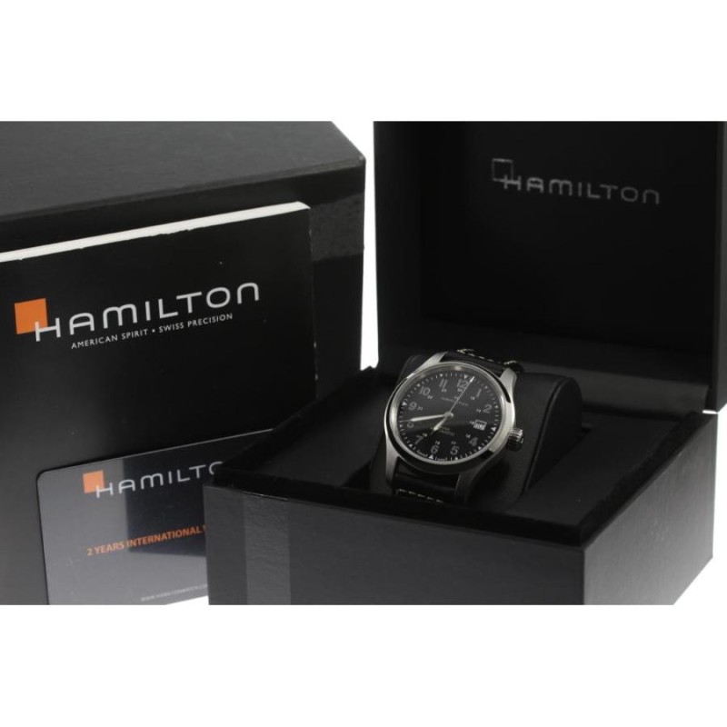 ☆美品 箱保付き【HAMILTON】ハミルトン カーキ フィールド ナノユニバース別注モデル H893050 自動巻き メンズ |  LINEブランドカタログ