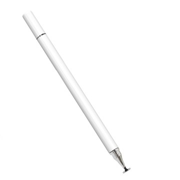 其他品牌 【DP33鋼琴白】兩用雙頭通用款電容式細字觸控筆