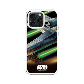 iPhone 15 Pro Max SolidX 白 - 迪士尼-星際大戰 Star Wars - X翼戰機