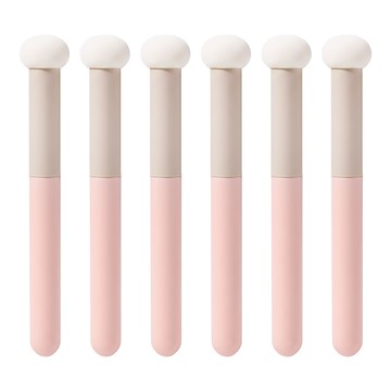 小饅頭遮瑕刷 Set 6支 Q彈海綿材質  1組