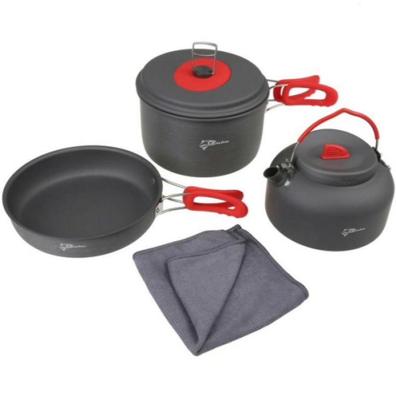 コーホー キャンピング クッカーセット 4点セット 調理器具