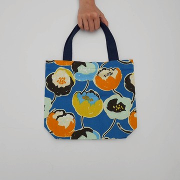 油畫花朵印花小提袋