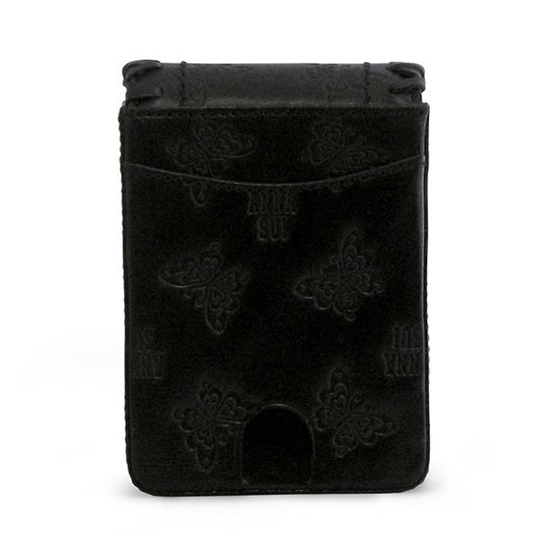 アナスイ ANNA SUI アンジェリーナシリーズ シガレットケース 煙草ケース たばこケース 編み込み 黒 ブラック Black 牛革 新品  レア商品 307524 10 | LINEブランドカタログ