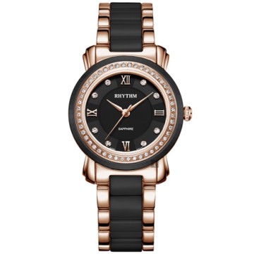 RHYTHM日本麗聲 都會陶瓷女錶-30mm F1304T04 新年開運 送禮推薦