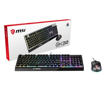 MSI 微星 VIGOR GK30 Combo 電競鍵盤滑鼠組(黑色)(Vigor GK30 Combo TC)