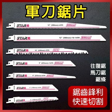 總盛工具 軍刀鋸片 軍刀片 軍刀 金屬 木工鋸片 馬刀鋸條 往復鋸條 刀片 鋸片 鋸條 台中現貨/快速出貨