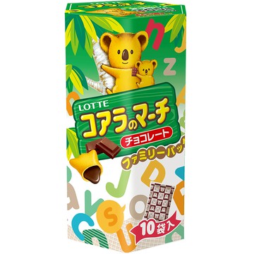 [家速配]樂天小熊餅-巧克力風味(家庭號)