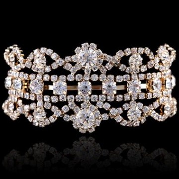 手環 鑲鑽歐美手鐲-時尚氣質亮眼獨特生日七夕情人節禮物女飾品2色73jn120【獨家進口】【米蘭精品】