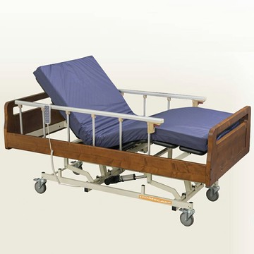 來而康 維美 交流電力可調整式病床 (未滅菌) 養護型三馬達 電動床 HC-13EW 原木款 電動床補助 附加功能A款B款 贈:床包X2+中單X2+緊急供電系統X1