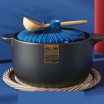 砂鍋 家用 陶瓷燉鍋 煲仔飯幹鍋 陶瓷砂鍋 燃氣灶明火耐高溫瓦罐陶瓷煮粥砂鍋