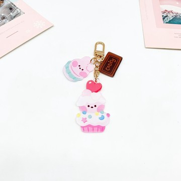 ⭐韩国代购正版预售⭐BT21 Sweetie三件套卡通亚克力可爱挂件手机钥匙扣bts防弹少年团