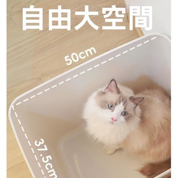 現貨 afp 貓砂盆 頂入式 全封閉 超大號 防外濺 防帶砂 隔臭 貓咪用品 廁所特大