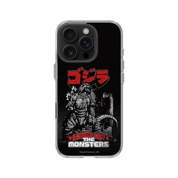 iPhone 16 Pro Clear Case（相機按鈕） 透明 - 哥吉拉 Godzilla - 怪獸之王