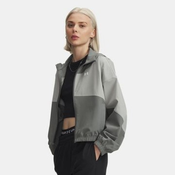 【UNDER ARMOUR】UA 女 Rival Woven 防潑水外套_1389631-709