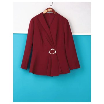 麗新折扣女裝 M魅 系列 23年春秋裝大碼高端氣質后拉鏈套頭外套