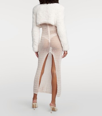 Magda Butrym Cropped fleece cardigan