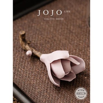 JOJO'S L. PD.Backward.梔子花香插陶瓷線香香座筆架德化 | 向背