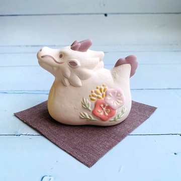 幸福優雅龍-白色-生肖吉祥物(龍) 開運 招財 送禮 交換禮物