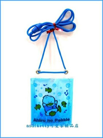 asdfkitty可愛家☆貝克鴨Pekkle果凍證件車票夾-悠遊卡夾