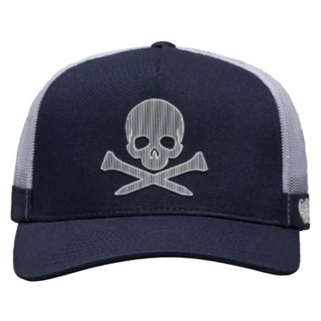 G FORE SKULL COTTON TWILL TRUCKER 男士 高爾夫球帽 GMH000109-TWLT-OS  藍色  頭圍 580mm  1個