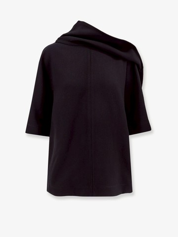 Light double wool crêpe top - BOTTEGA VENETA - gender_Woman