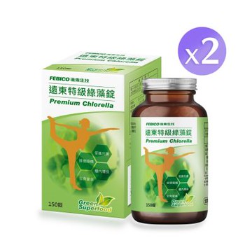 【遠東生技】特級綠藻150錠 (2瓶組)