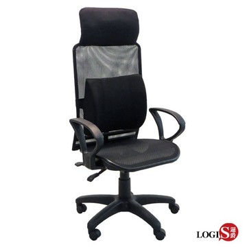 LOGIS｜台灣製造MIT 電腦椅 超高鋼背3D腰枕透氣全網坐墊 辦公椅 書桌椅 美臀墊 【559D3D】