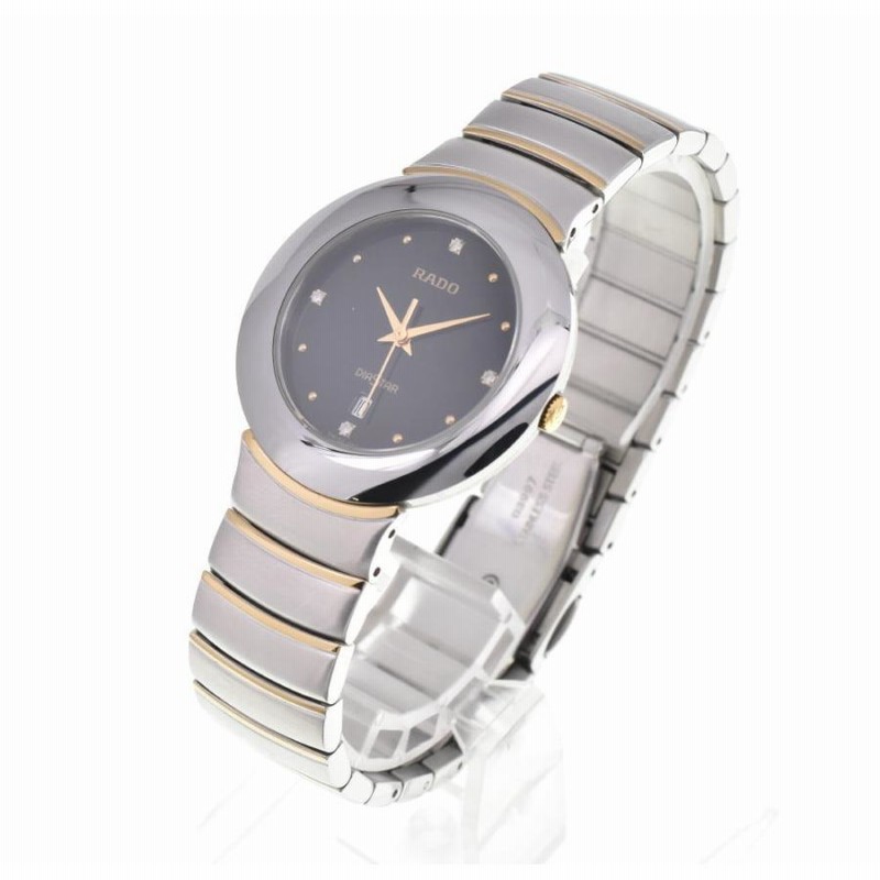 ☆美品【RADO】ラドー ダイヤスター 4P 黒 文字盤 デイト