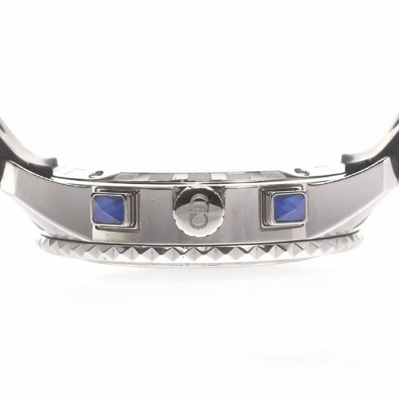 ディオール Dior CD114311 クリスタル ダイヤベゼル クロノ