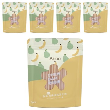 Abao 阿寶 水果優格啾啾棒  65g  5袋  香蕉芭樂