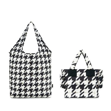 Airy側背包 ECO黑白金 - XS