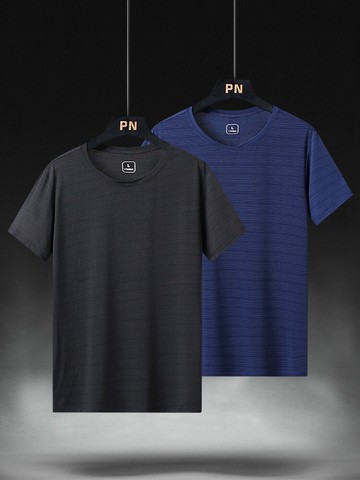 春夏新款戶外運動速干T恤男女吸濕彈力休閑短袖上衣男