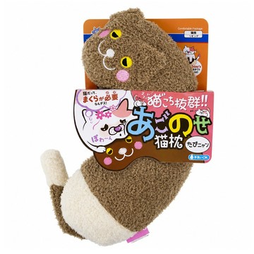 CattyMan 貓用溫馨舒適造型枕  巧克力喵  1個