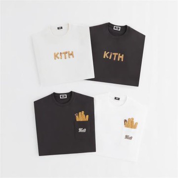 KITH 25SS TREATS CHURRO 口袋薯條油條印花男女休閑情侶短袖T恤