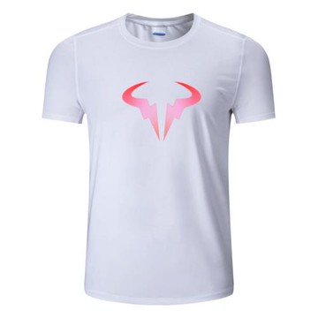 2023新款納達爾網球服速干圓領短袖休閑運動t恤男子網球訓練上衣