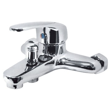 ForeverFun 永悅 經濟型單槍沐浴水龍頭主體 適用壁面出水安裝 銅鍍鉻材質 台灣產  冷熱水孔中心距離16~20cm 冷熱水管牙規4分  1個