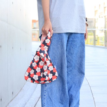 【日本棉布】梅花浪漫 交叉手腕包