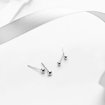 耳環 圓珠 現貨特刊 銀 Silver925 Frankness Jewelry