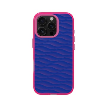 iPhone 16 Pro Clear 粉漾桃 - Ocean Collection: Let's Sea 海洋系列：一路向海 - 海波交響（月光海）