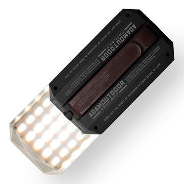 ADAMOUTDOOR 3D廣角鑽石燈 (黑) (防水燈 露營燈 工作燈 充電燈 緊急照明燈 緊急照明  擺攤燈 小夜燈 擺攤燈 夜市燈)