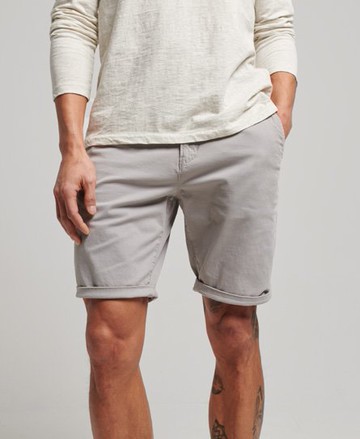 Superdry Men's Men's Core Chino Shorts Light Grey / Dove Grey - Size: 32
