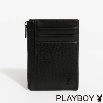 PLAYBOY - 卡片零錢包  Metrosexual系列 - 黑色