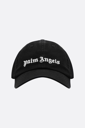 PALM ANGELS Classic Logo canvas baseball cap Man