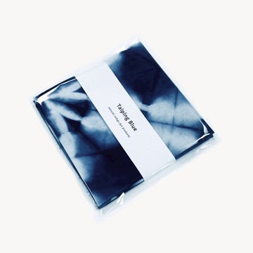 【太平藍】天然藍染大方巾60×60cm｜多用途頭巾・裝飾布・風呂敷