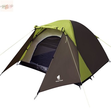 3-4人防曬野營帳篷 戶外家庭沙灘冰釣防雨露營帳篷天幕tent