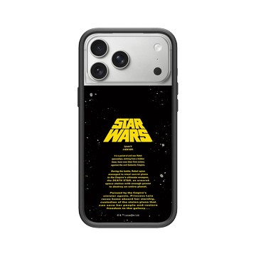 iPhone 17 Pro Max Mod NX -邊框背蓋組合 (相機按鈕) 黑 - 迪士尼-星際大戰 Star Wars - 星際大戰-開場字幕