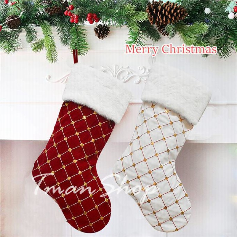 クリスマス靴下 サンタオーナメント 雑貨 クリスマスツリー飾り